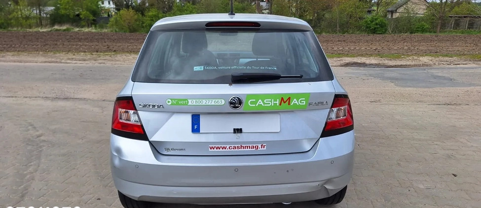 Skoda Fabia cena 12500 przebieg: 170000, rok produkcji 2017 z Chodzież małe 79